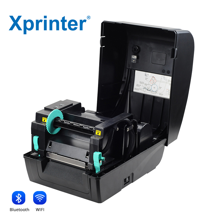 Commercial Ribbon Printing Machine - Термопринтер этикеток XP-H400B/T458B с интерфейсами USB+Serial+LAN,