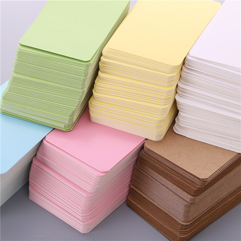 Commercial Printing Books - 100 шт. 9*5,2 см пустая карточка