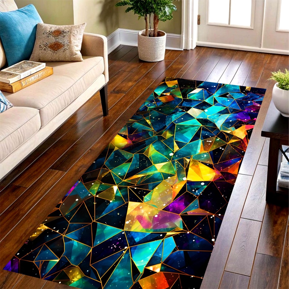 Commercial Printing House - Длинный коврик Galaxy Crystal Triangle Long