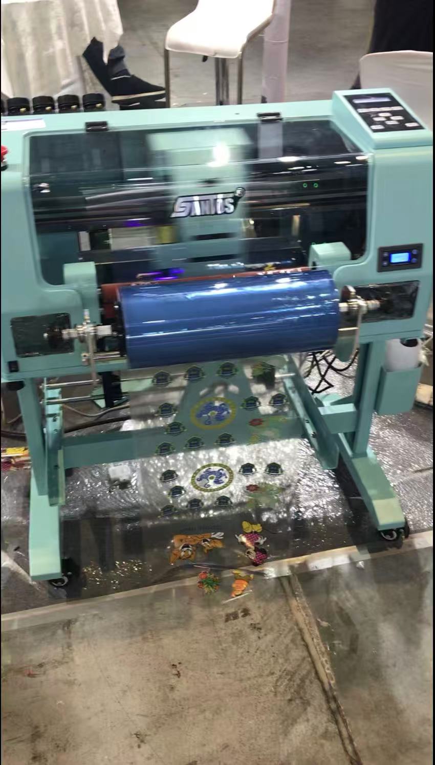 Commercial Dtf Printing Machine - Широкоформатный многоцветный двухсторонний УФ-принтер DTF, печатная