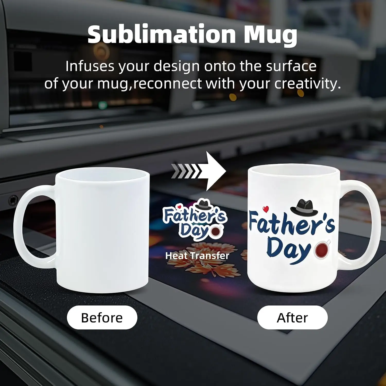 Кружки для сублимации 11 унций – обзор и цена Sublimation Mug Blank