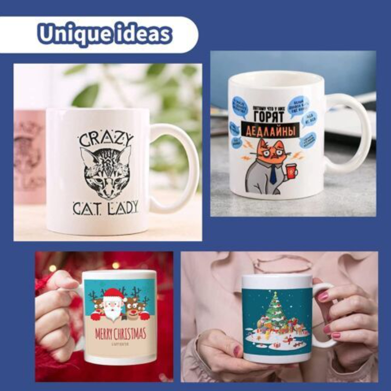 Керамические кружки HTVRONT дл – обзор и цена Sublimation Mug Blank
