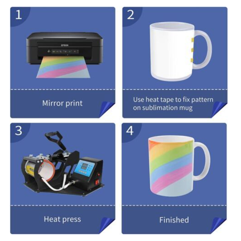 Керамические кружки HTVRONT дл – обзор и цена Sublimation Mug Blank