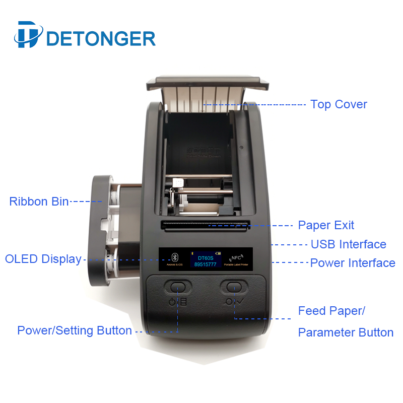 Портативная Термотрансферная п – обзор и цена Commercial Ribbon Printing Machine