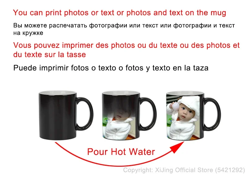 Черная кружка «сделай сам», кр – обзор и цена Sublimation Mug Blank