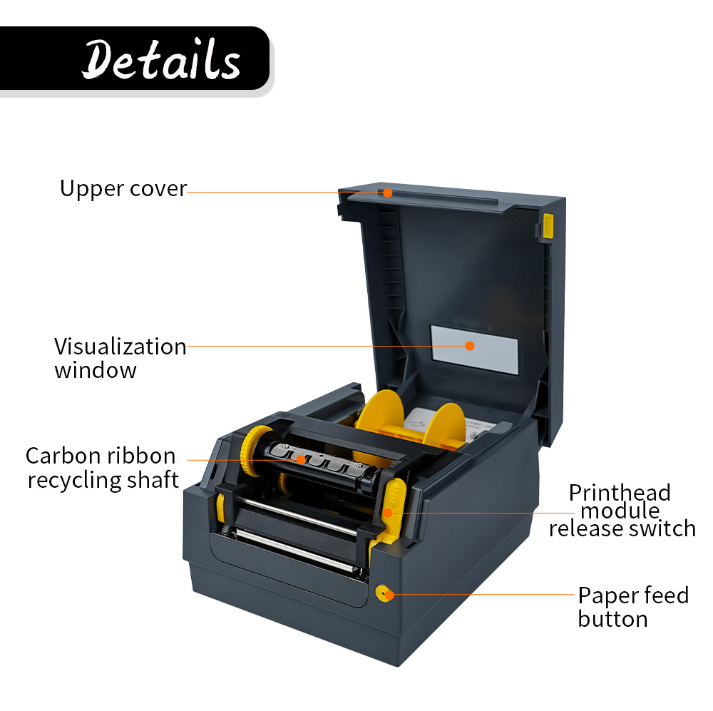 Принтер этикеток для термотран – обзор и цена Commercial Ribbon Printing Machine