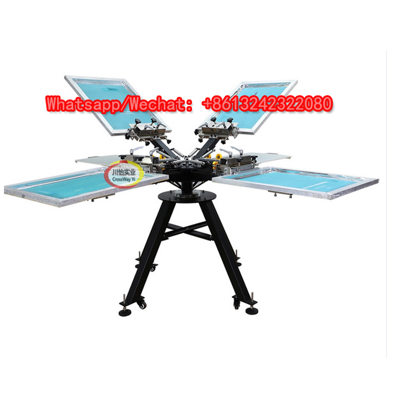4-цветная машина для трафаретн – обзор и цена Commercial Ribbon Printing Machine