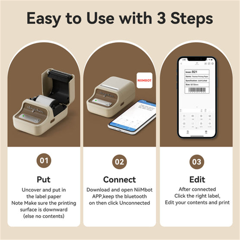 NIIMBOT B21/B1 Портативный тер – обзор и цена Commercial Printing Press